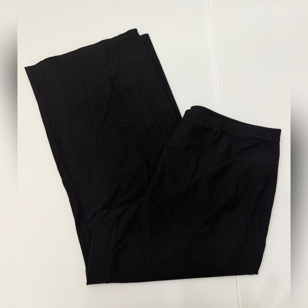 Eileen Fisher High Waist Wide Leg Trouser Pants - M